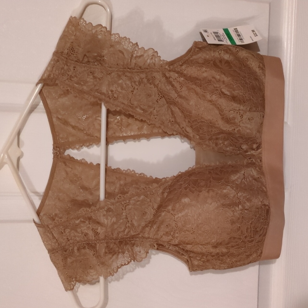 NWT INC International Concepts intimates bralette - taupe dream